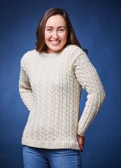 PT 8497 - Cabled Pullover PDF
