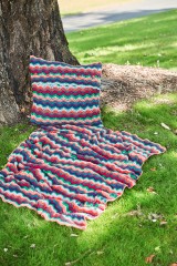 PT 8569 - Crochet Blanket and Cushion