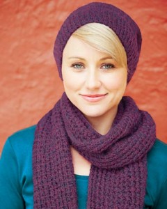 PT 8377 - Scarf and Slouchy Hat Set