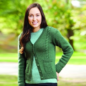 PT 8442 - Classic Cabled Cardigan in two lengths