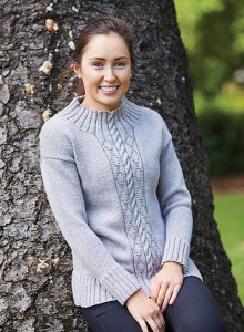 PT 8498 - Cable with Diamonds Pullover PDF