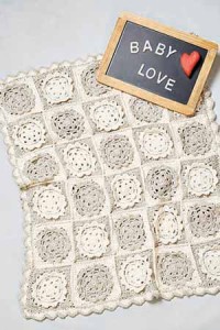 PT 8537 - Crochet Cotton Baby Blanket