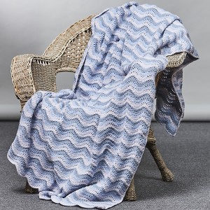 PT 8543 - Knit & Crochet Wave Blanket