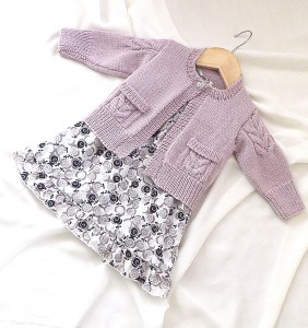 P065 Child's Cardigan with Cable Detail PDF