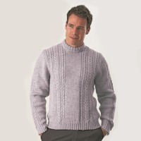 PT 8242 - Men's Jumper with Rope Cables PDF