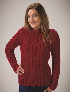 PT 8514 - Cable and Rib Pullover